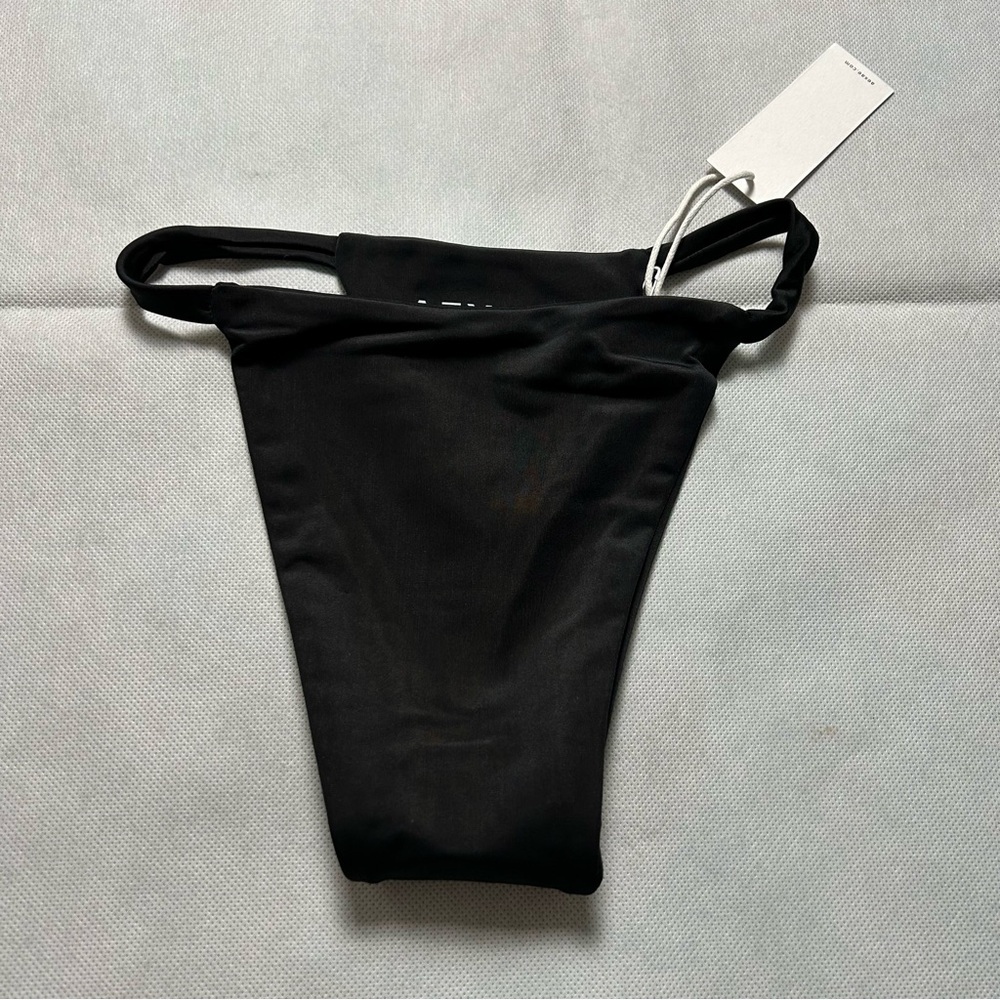 AEXAE black micro G-string bikini bottoms NWT size small